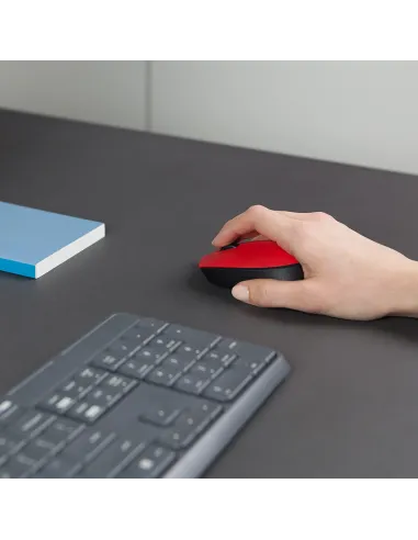 Logitech M171 Ratón Inalámbrico Rojo