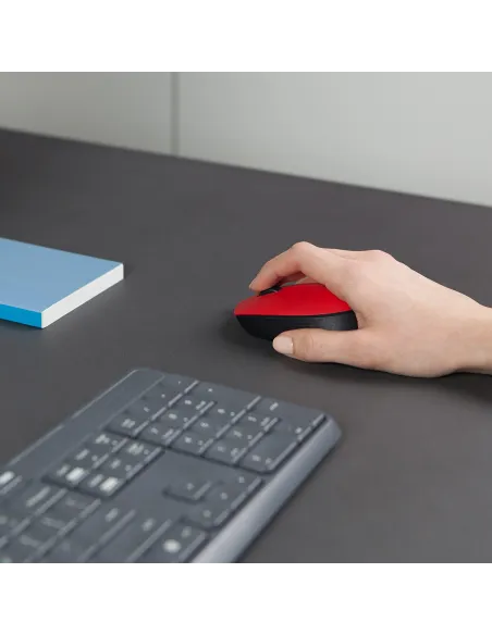Logitech M171 Ratón Inalámbrico Rojo