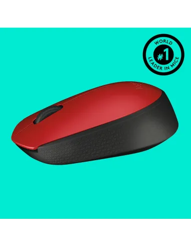 Logitech M171 Ratón Inalámbrico Rojo