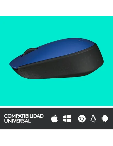 Logitech M171 Ratón Inalámbrico Azul