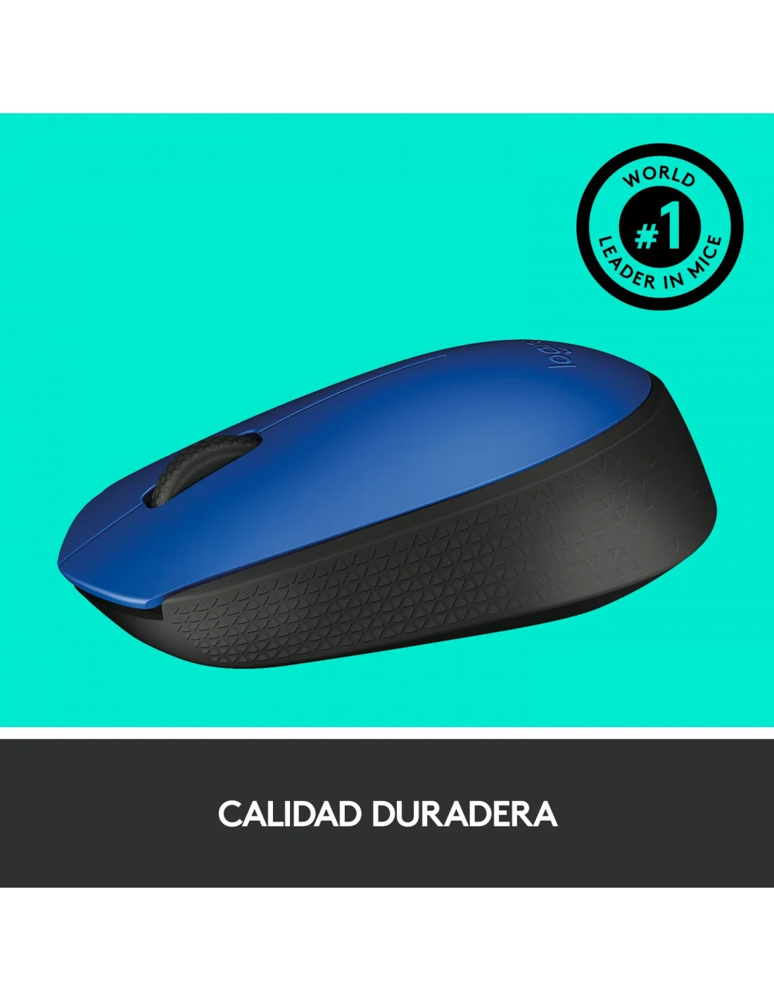 Logitech M171 Ratón Inalámbrico Azul