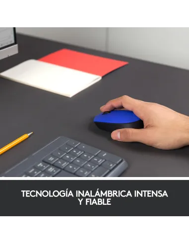 Logitech M171 Ratón Inalámbrico Azul
