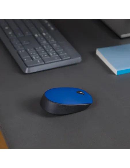 Logitech M171 Ratón Inalámbrico Azul