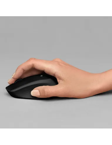 Logitech M330 Silent Plus Ratón Inalámbrico Negro 1000DPI