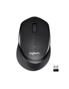 Logitech M330 Silent Plus Ratón Inalámbrico Negro 1000DPI