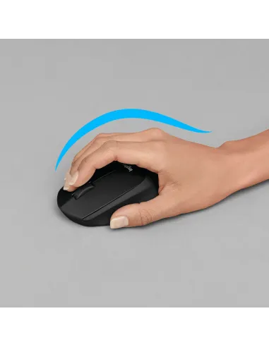 Logitech M330 Silent Plus Ratón Inalámbrico Negro 1000DPI