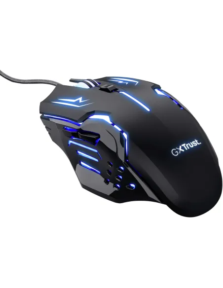 Trust GXT 108 Rava Ratón Gaming 2000DPI Negro