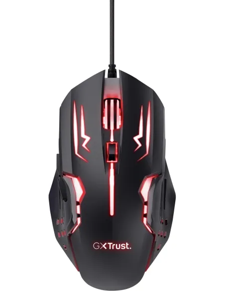 Trust GXT 108 Rava Ratón Gaming 2000DPI Negro