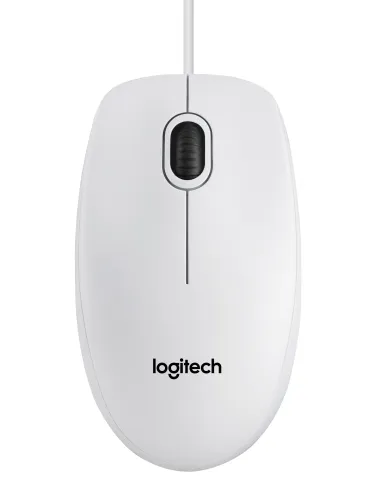 Logitech 910-003360 B100 Ratón 800DPI Blanco