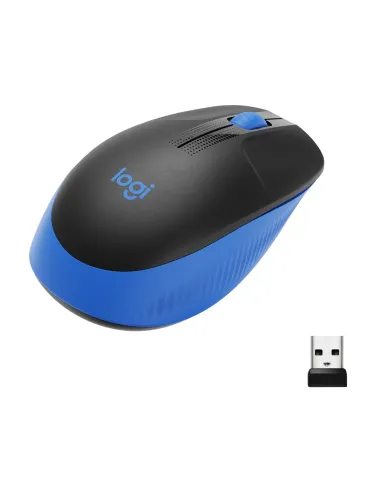 Logitech 910-005907 M190 Ratón Inalámbrico 1000 DPI Azul