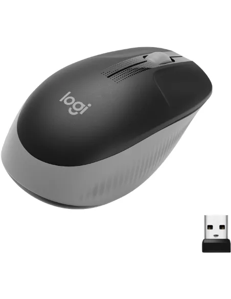 Logitech M190 Ratón Inalámbrico 1000DPI Gris