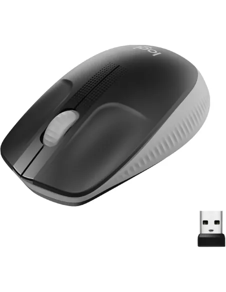 Logitech M190 Ratón Inalámbrico 1000DPI Gris