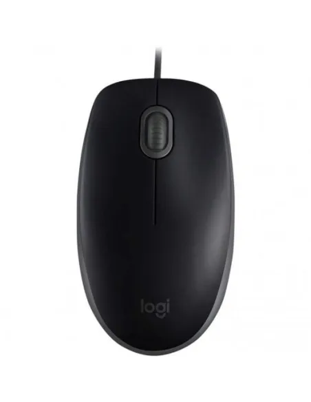 Logitech B110 Silent Ratón USB 1000 DPI Negro