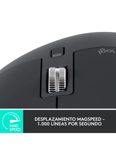 Logitech MX Master 3S Performance Ratón Inalámbrico 8000 DPI Negro