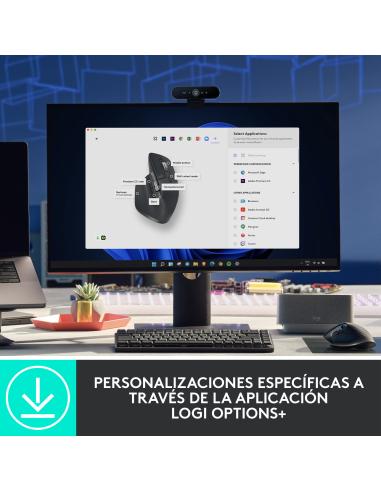 Logitech MX Master 3S Performance Ratón Inalámbrico 8000 DPI Negro