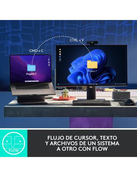 Logitech MX Master 3S Performance Ratón Inalámbrico 8000 DPI Negro