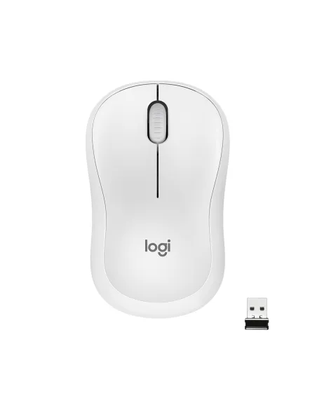 Logitech 910-006128 M220 Ratón Ambidiestro Inalámbrico Óptico 1000 DPI Blanco
