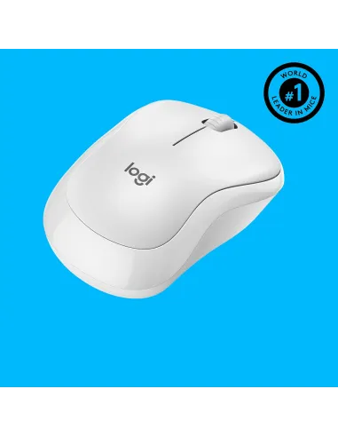 Logitech 910-006128 M220 Ratón Ambidiestro Inalámbrico Óptico 1000 DPI Blanco