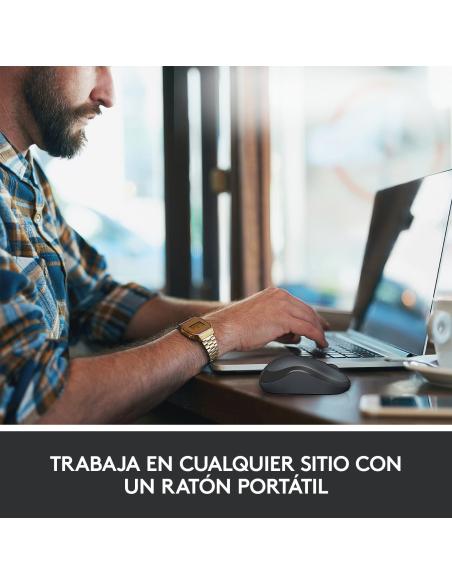 Logitech 910-006128 M220 Ratón Ambidiestro Inalámbrico Óptico 1000 DPI Blanco