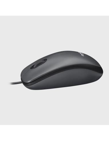Logitech B100 Ratón de Oficina Negro
