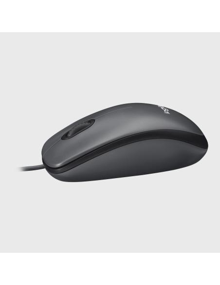 Logitech B100 Ratón de Oficina Negro