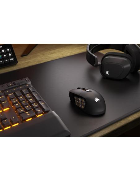 Corsair Scimitar Elite Wireless Ratón Óptico Gaming Inalámbrico MOBA/MMO 26000DPI