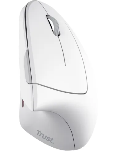 Trust Verto Ratón Ergonómico Vertical Inalámbrico Blanco