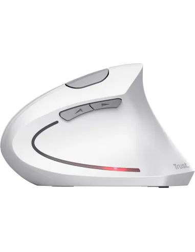 Trust Verto Ratón Ergonómico Vertical Inalámbrico Blanco
