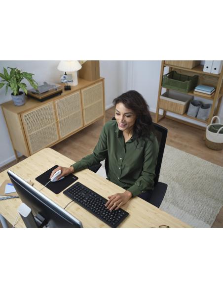 Trust Verto Ratón Ergonómico Vertical USB Blanco