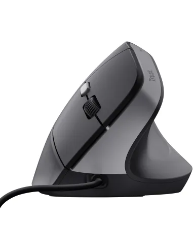 Trust Bayo II Ratón Vertical Ergonómico para Mano Derecha USB 2400 DPI Negro