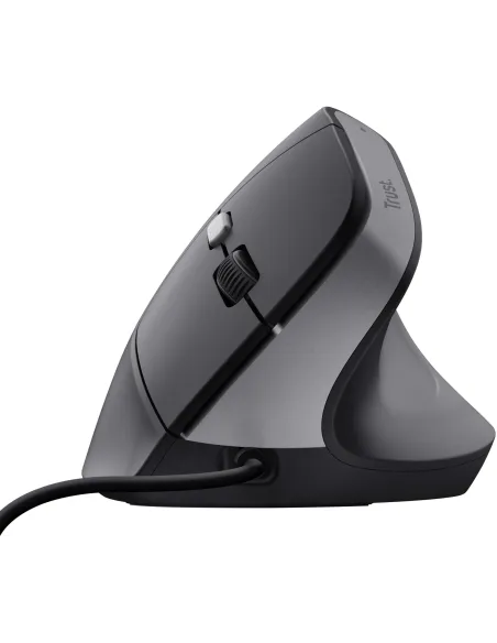 Trust Bayo II Ratón Vertical Ergonómico para Mano Derecha USB 2400 DPI Negro