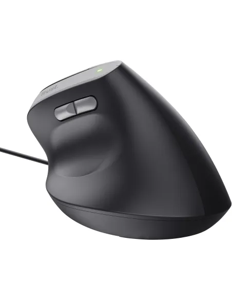 Trust Bayo II Ratón Vertical Ergonómico para Mano Derecha USB 2400 DPI Negro