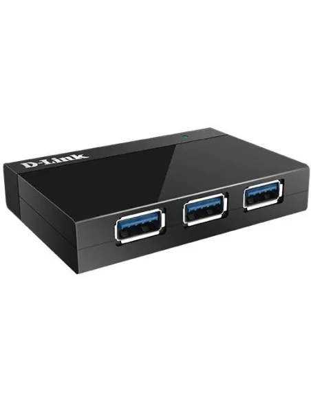 D-Link DUB-1340 HUB USB-A 3.0 4 Puertos Negro