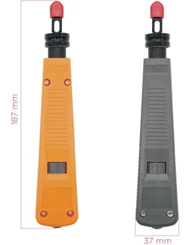 Nanocable 10.31.1002 Insertadora Tipo 110 Naranja y Gris