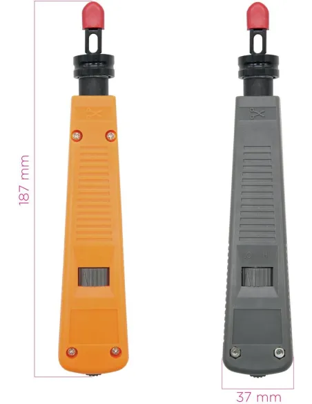 Nanocable 10.31.1002 Insertadora Tipo 110 Naranja y Gris