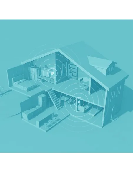 TP-Link TL-WPA4220 TKIT PLC Powerline Red Eléctrica AV600 + WiFi 4 N300 3 Unidades