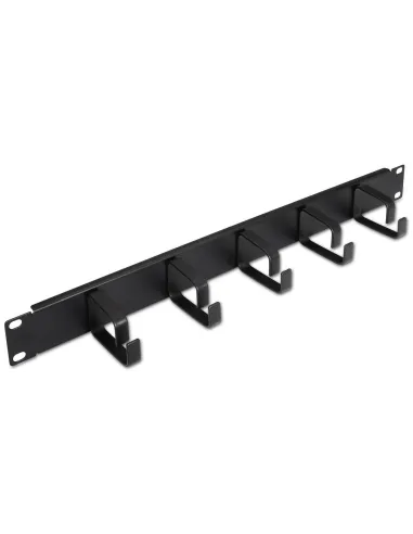 Aisens A141-0309 Organizador de Cables Metálico 19" Negro