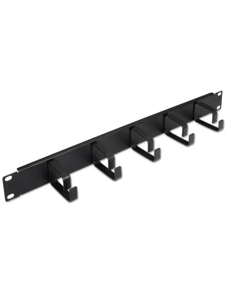 Aisens A141-0309 Organizador de Cables Metálico 19" Negro