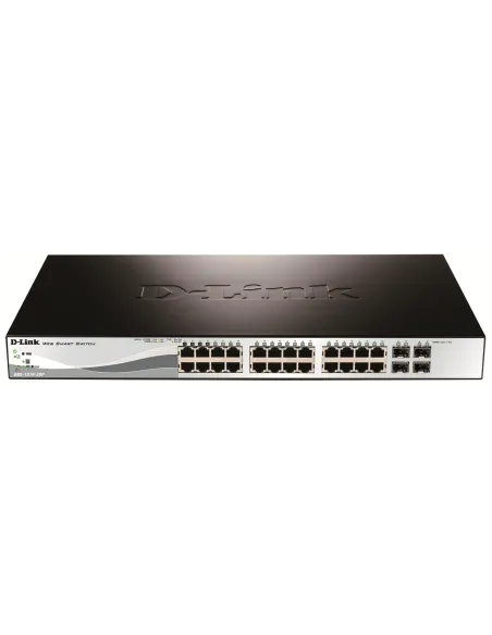D-Link DGS-1210-28P/E Smart+ Switch Gestionado 24 Puertos Ethernet Gigabit PoE + 4 SFP