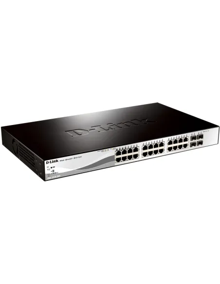 D-Link DGS-1210-28P/E Smart+ Switch Gestionado 24 Puertos Ethernet Gigabit PoE + 4 SFP