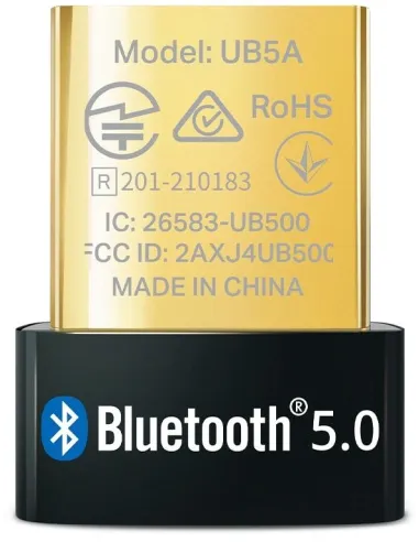 TP-Link UB5A Nano Adaptador USB Inalámbrico 2.0 Bluetooth 5.0 Banda Única Negro