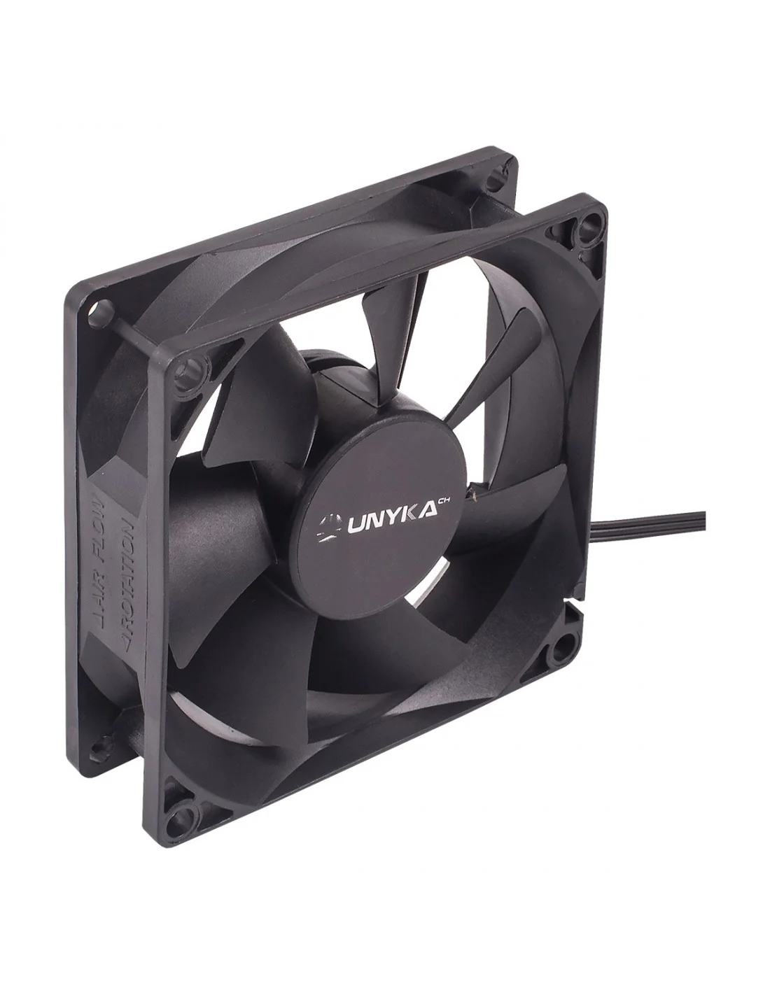 Unykach 51786 Ventilador 80 mm Negro