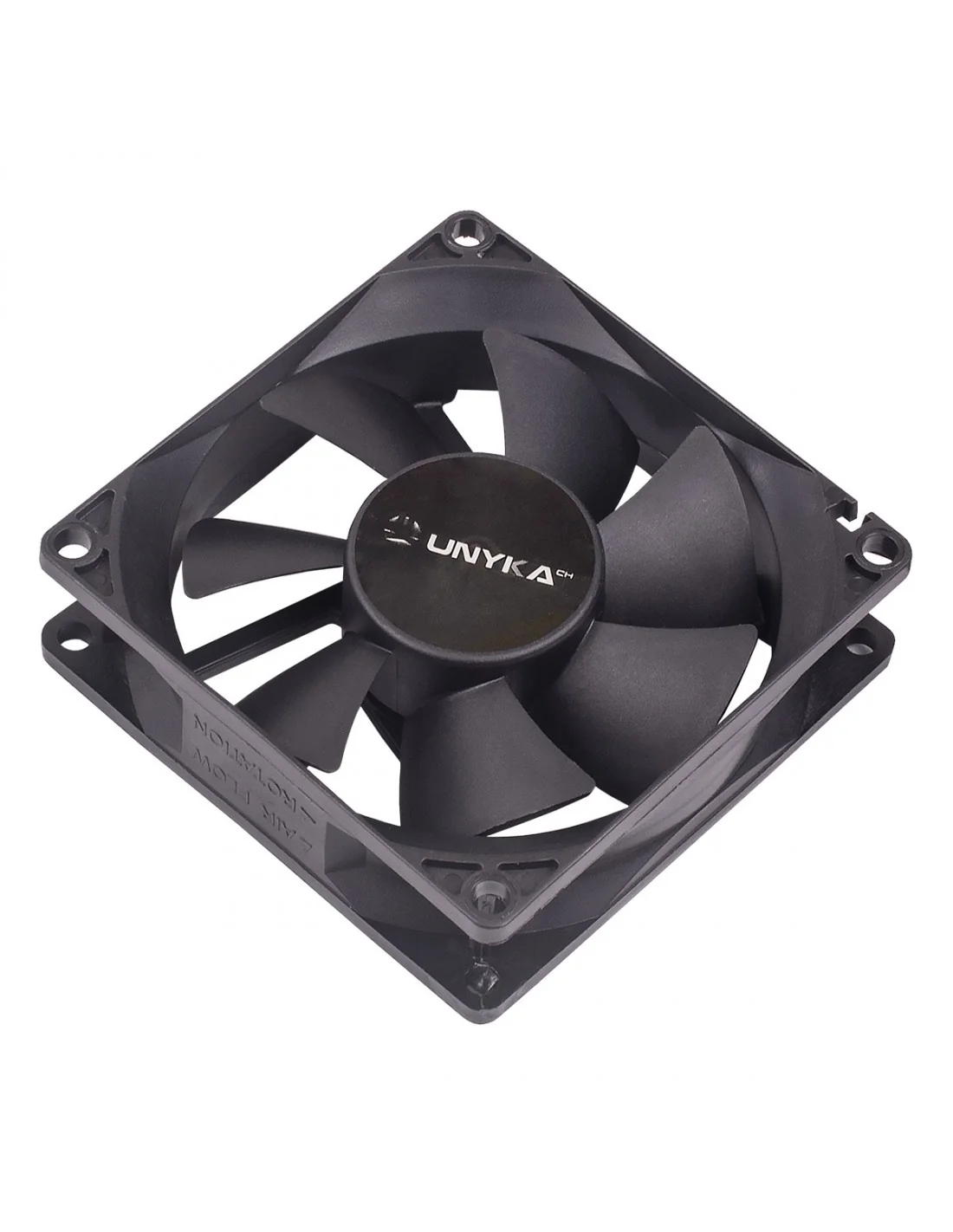 Unykach 51786 Ventilador 80 mm Negro