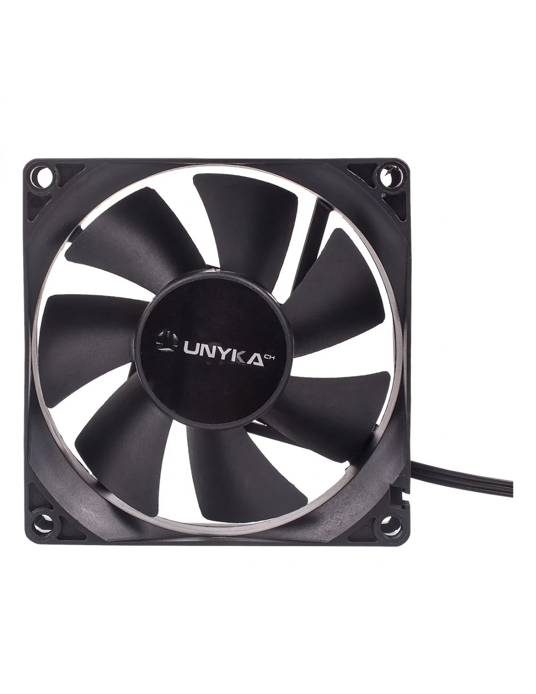 Unykach 51786 Ventilador 80 mm Negro