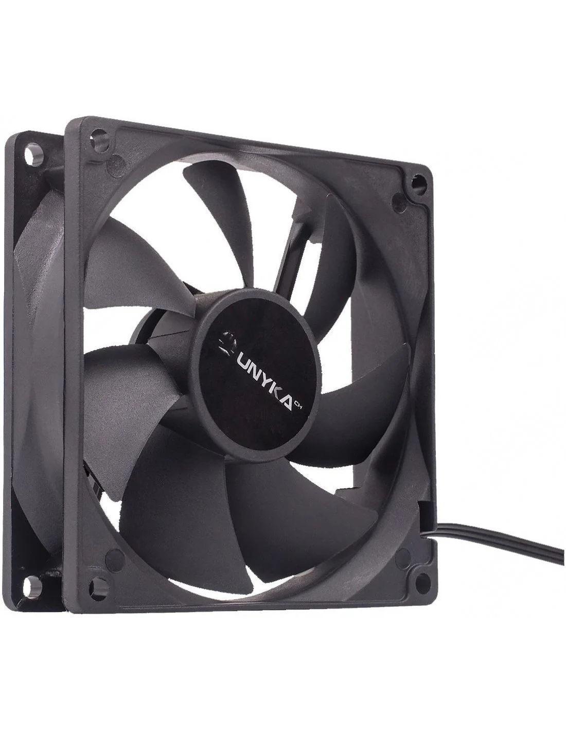 Unykach 51789 Ventilador 90 mm Negro