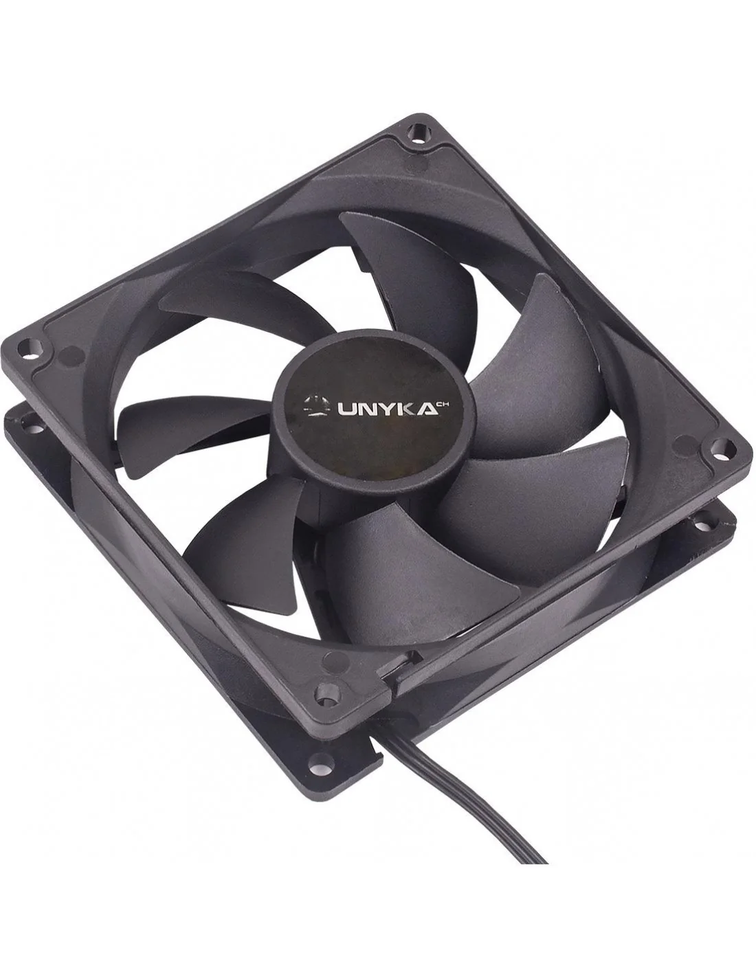 Unykach 51789 Ventilador 90 mm Negro