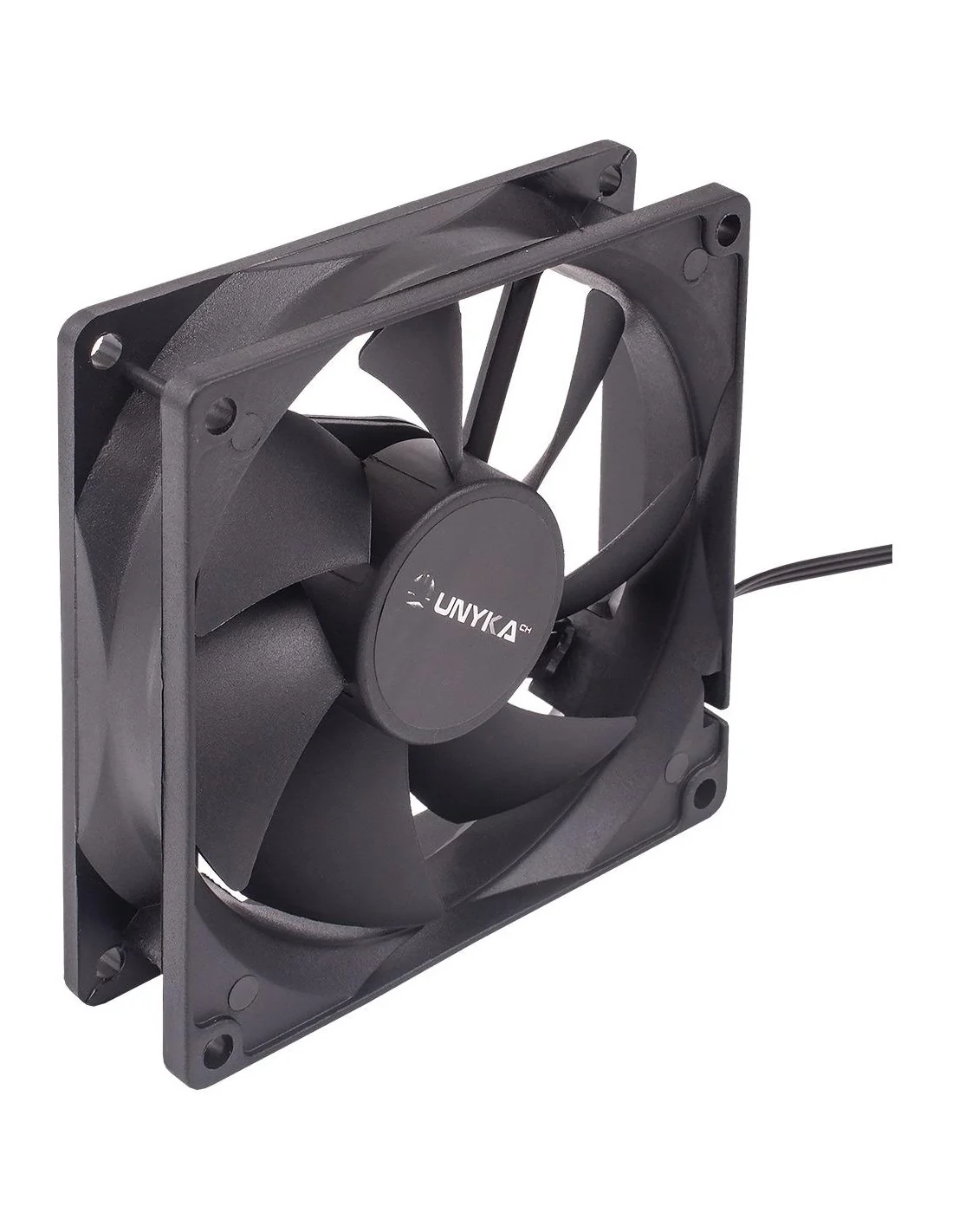 Unykach 51789 Ventilador 90 mm Negro