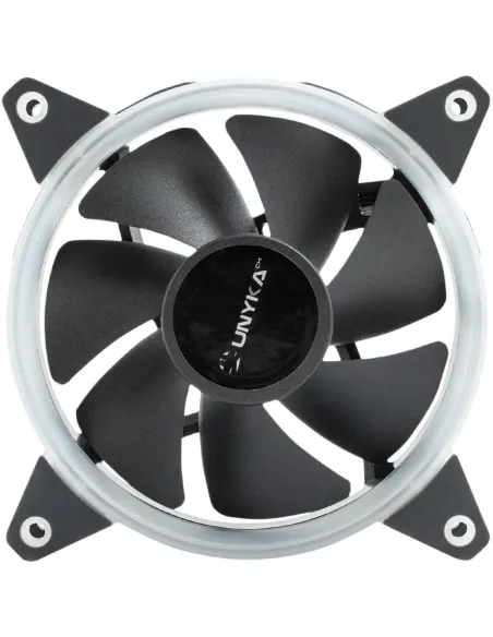 UNYKAch Candy 20 Red Ventilador 120mm Negro/Blanco