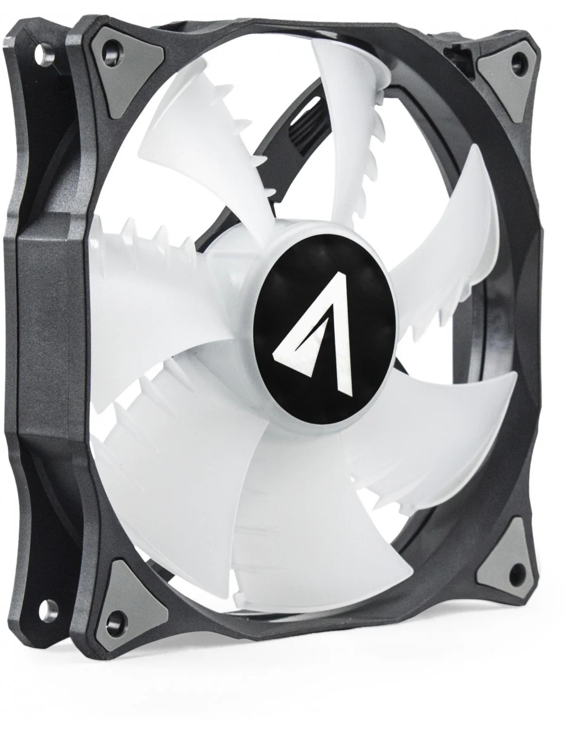 ABYSM Gaming Ventilador RGB SLED 120 mm Negro/Blanco