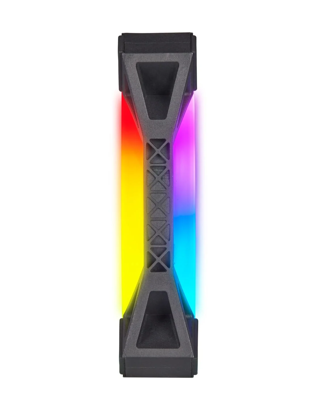 Corsair iCUE QL120 RGB Pack de Tres Ventiladores con Lighting Node CORE Negro